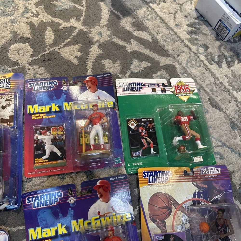 Starting Lineup, Headliners Lot Figures Football, Basketball, Hockey, Baseball